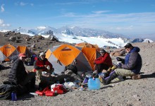 At Base Camp Resting