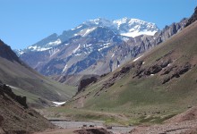 aconcagua south face horcones valley