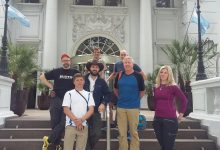 Delayed by a big storm