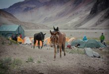 Approaching base camp