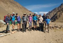 The team is on its way to Base Camp