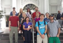 On their way to the mountains!